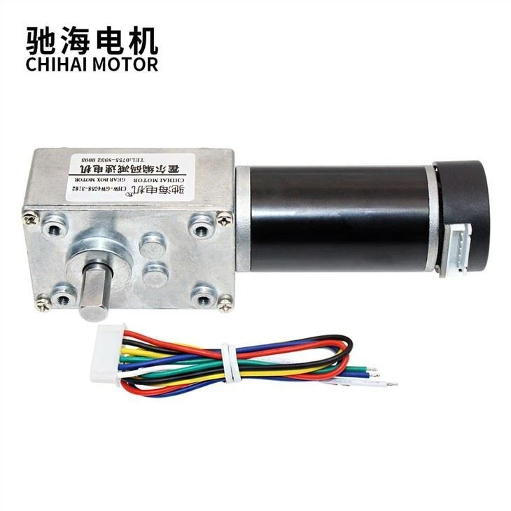 5840-3162 D Shaft Dc 12V 24V Powerful Torque Turbo Worm Geared Coding Motor