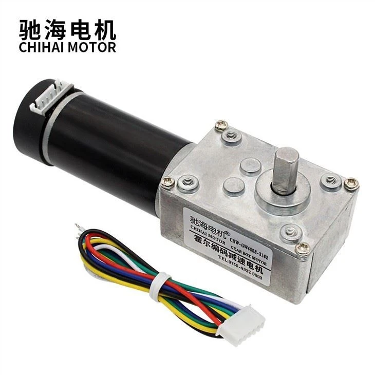 5840-3162 D Shaft Dc 12V 24V Powerful Torque Turbo Worm Geared Coding Motor