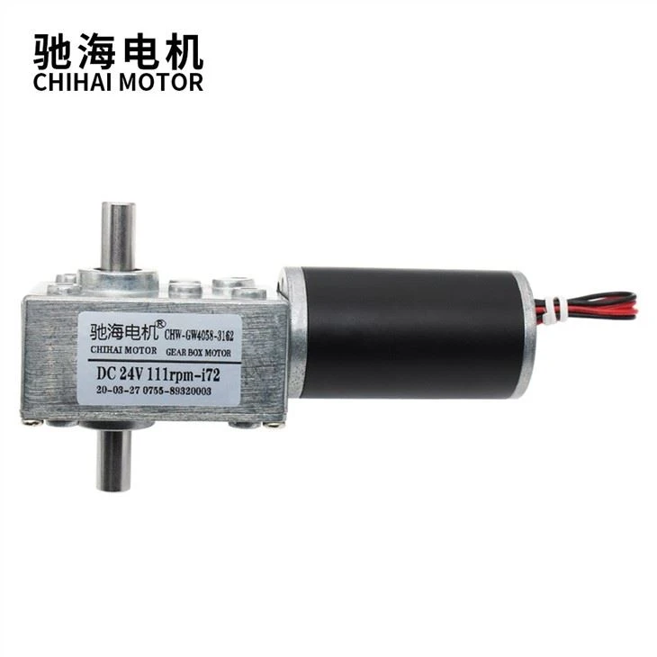 Dual Shaft CW / CCW 50kg.cm High Torque 31ZY Worm Gear Motor