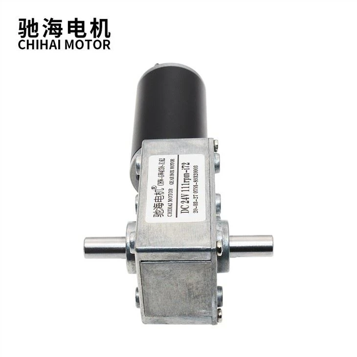 Dual Shaft CW / CCW 50kg.cm High Torque 31ZY Worm Gear Motor