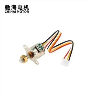Mikro 10mm DC 5V presný krokový motor s lineárnou kovovou skrutkovou maticou